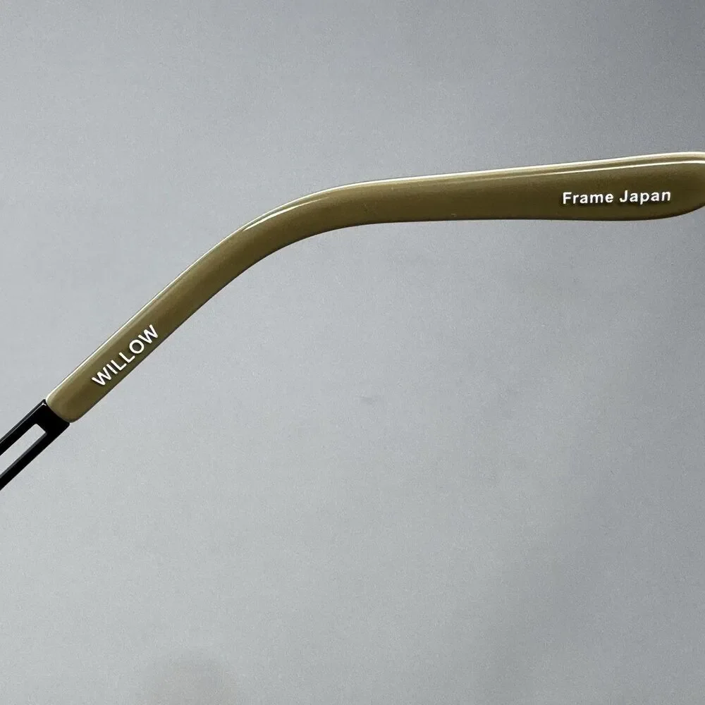 Randolph Willow Matte Gunmetal Eyeglass Frames 52-18-140 Made in Japan